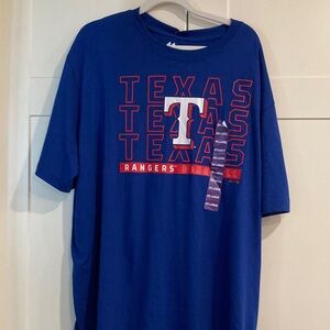 Blue Texas Rangers Short Sleeve Tee, NWT size XXL